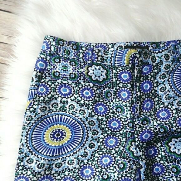 Banana Republic Geometric Print Shorts Blue Size 4 Women - Picture 4 of 4